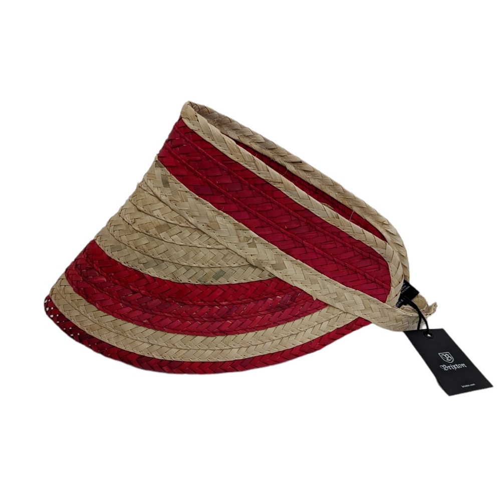 Brixton Bondi Visor Red NWT